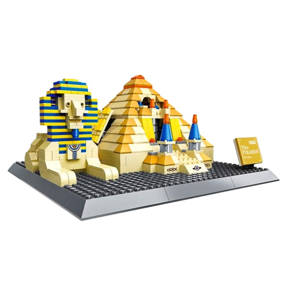 Sphinx & Pyramid Of Khufu Building Blocks T238 LX.A438