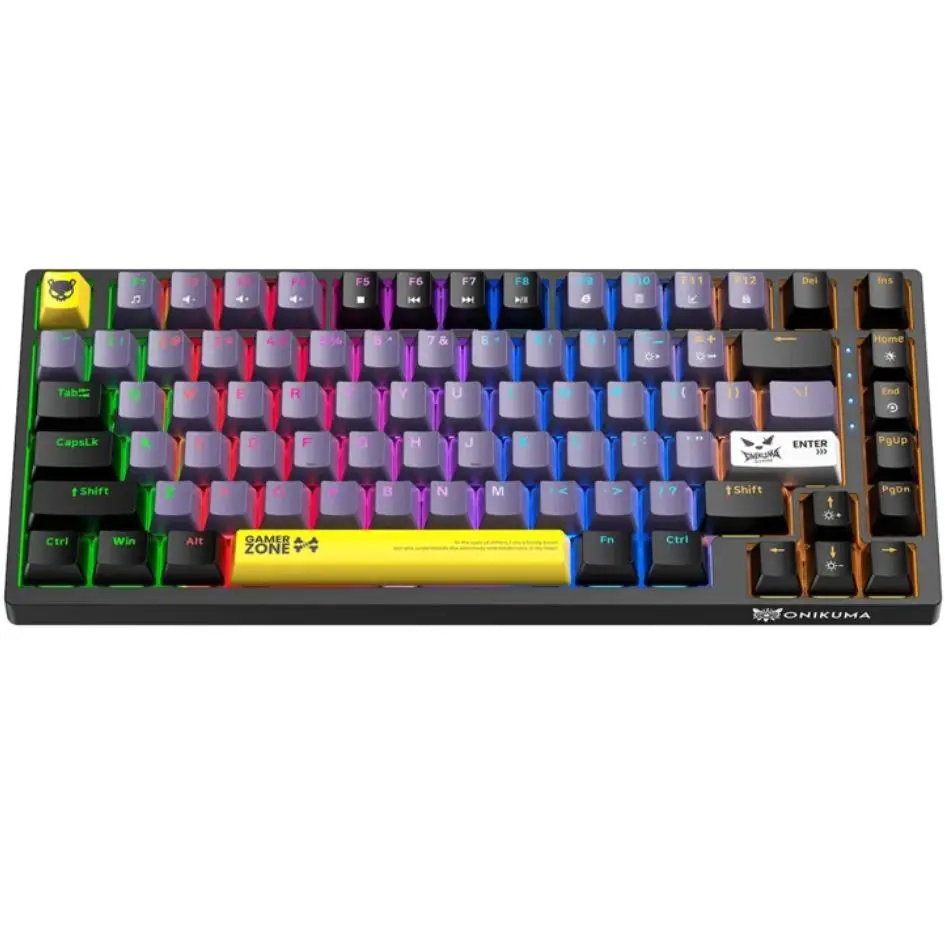Onikuma 82 Keys Mechanical Keyboard G58 (Tea Switch)