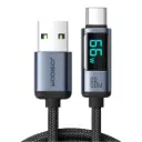 JOYROOM 66W Digital Display Fast Charging Data Cable USB to Type-C S-AC066A16