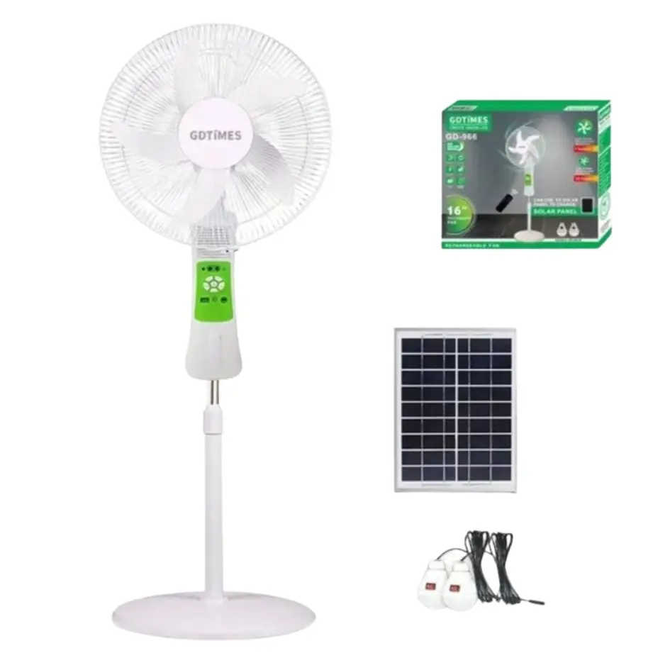 GDTIMES Solar Fan GD-966