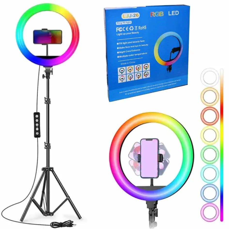 Ring Light RGB LED LJJ-26 (26cm)