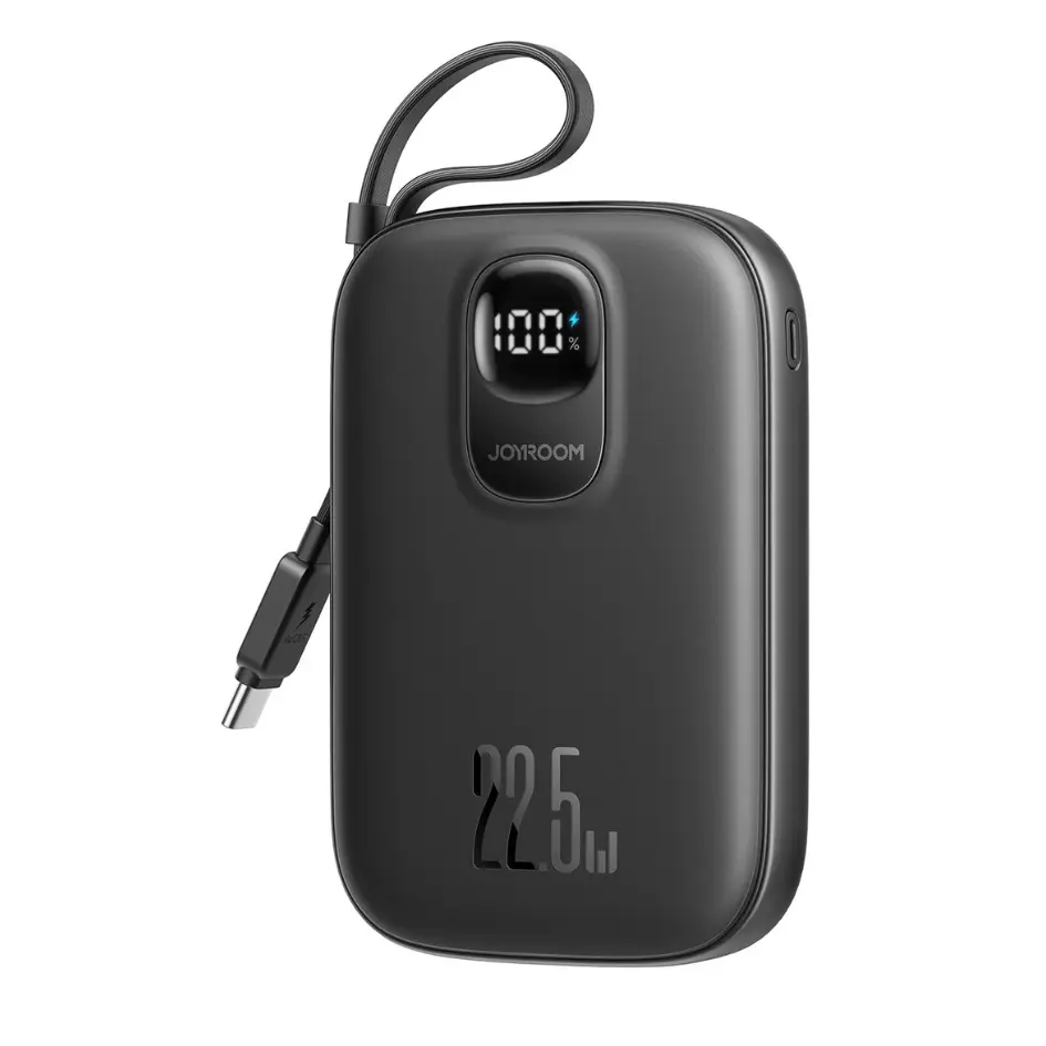 JOYROOM 10000mAh 22.5W Fast Charging Power Bank with Type-C Cable JR-PBF17