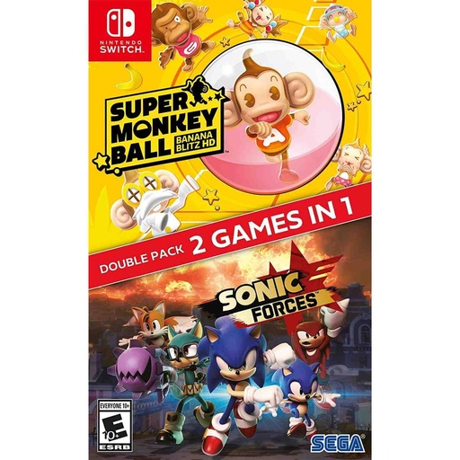 Nsw Super Monkey Ball / Sonic Forces 2 Games In 1
