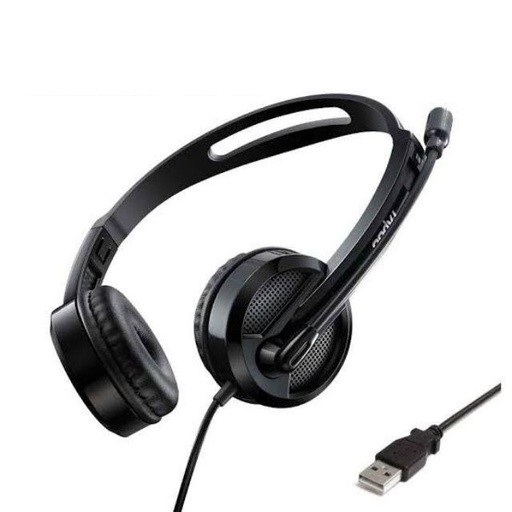 [13397] Rapoo H120 Wired Usb Stereo Headset