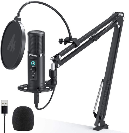 [RIM0001676] Maono Usb Podcasting Microphone Kit AU-PM422