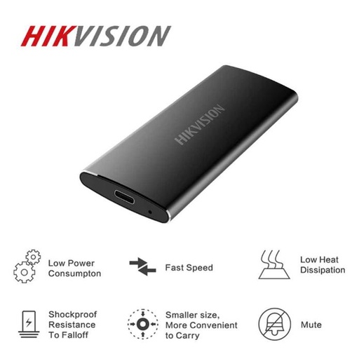 [RIM0001003] HIKVISION PORTABLE SSD T200N 512GB