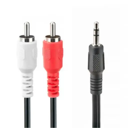 [20490502967] High Quality AUX 3.5mm to 2RCA Audio Cable 5M