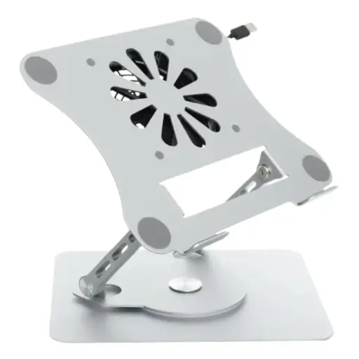 [20490502972] Metal Folding Laptop Stand with Cooling Fan V6.1
