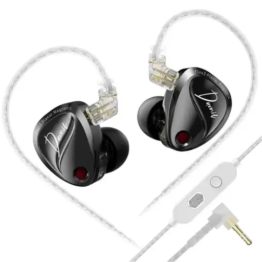 [KZ-Duonic (3.5mm)] KZ 3.5mm Earphones With Mic Bass Improved Version KZ-Duonic