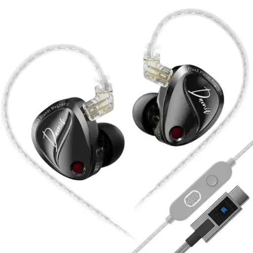 [KZ-Duonic (Type-C)] KZ Type-C Earphones With Mic Bass Improved Version KZ-Duonic