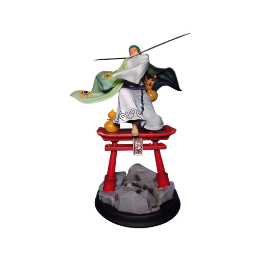 [RIM0002423] One Piece Roronoa Zoro Sculpture Figure Wano Country Kimono