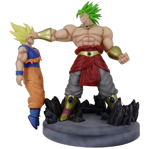 [51888] Dragon Ball Z Super Saiyan Broly vs Son Goku Action Figure