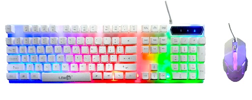 LDK.ai 832 USB Wired RGB LED Gaming Keyboard & Mouse Combo
