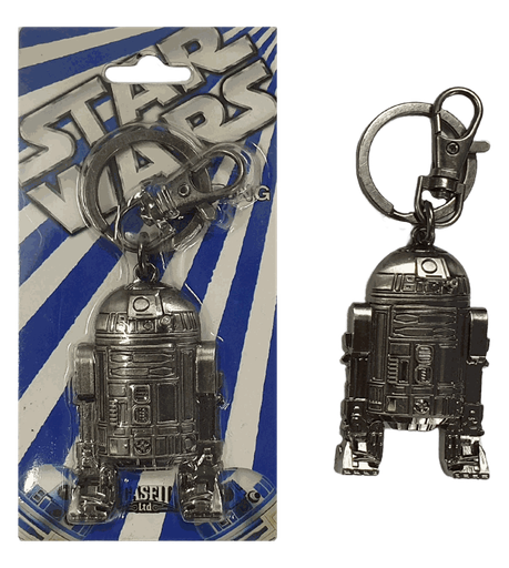 Star Wars Silver R2D2 Keychain
