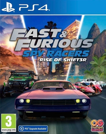 [RIM0002651] PS4 Fast and Furious Spy Racers Rise of Sh1ft3r