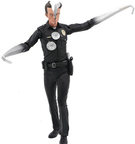 [13455] NECA Terminator 2 T-1000 Pescadero Hospital Action Figure