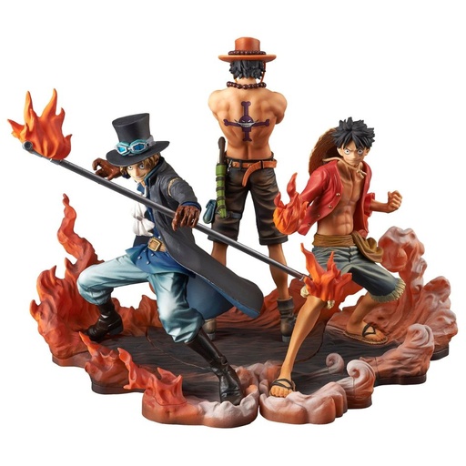 [RIM0000467] DXF One Piece Brotherhood Set of 3 Portgas D. Ace, Sabo & Monky D. Luffy