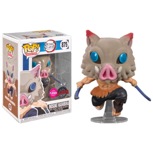 [14490] Demon Slayer Inosuke Hashibira Boar Flocked Funko Pop #875