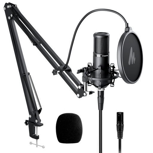 [RIM0001686] XLR Condenser Microphone Kit Cardioid Vocal Studio MAONO AU-PM320S