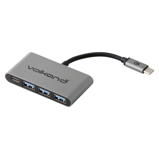 [RIM0004063] Volkano Core Hub Series USB Type-C 3 Port Hub VK-20058-BK