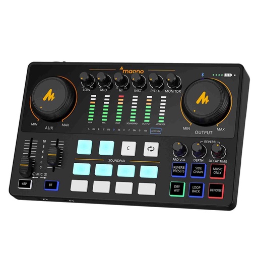 [RIM0001639] Maono Caster E2 Podcasting Console
