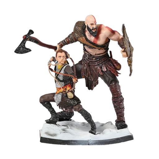 [22425] Iron Studio God of War Kratos And Atreus Figure