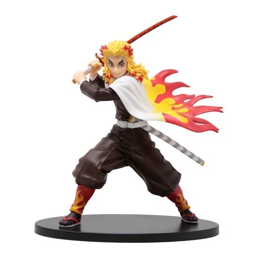 [5865] Demon Slayer Kyojuro Rengoku Vibration Stars Figure 17cm