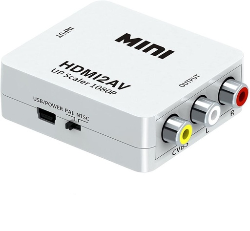 [RIM0001094] HDMI2AV (HDMI to 3RCA) Convertor
