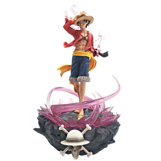 [40220] One Piece Gk Three Battles Force Monkey D. Luffy Figure 38cm