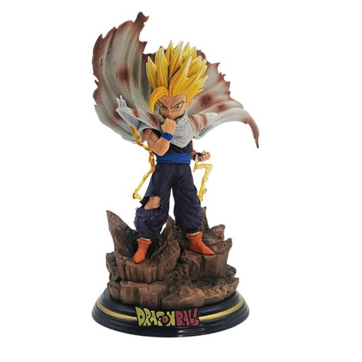 [13731] Dragon Ball Son Gohan GK Statue with Led Light Figure 18cm