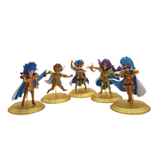 [10695] Saint Seiya Gold 10cm Figurine Set of 5pcs