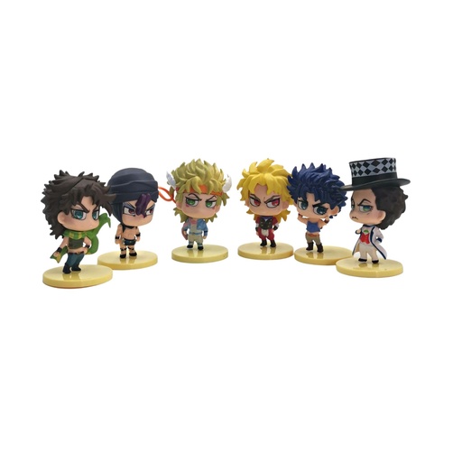 [7590] JoJo's Bizarre Adventure Set of 6 Figure 7cm