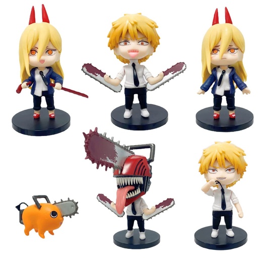 Chainsaw Man Set Of 6 Figures 11cm