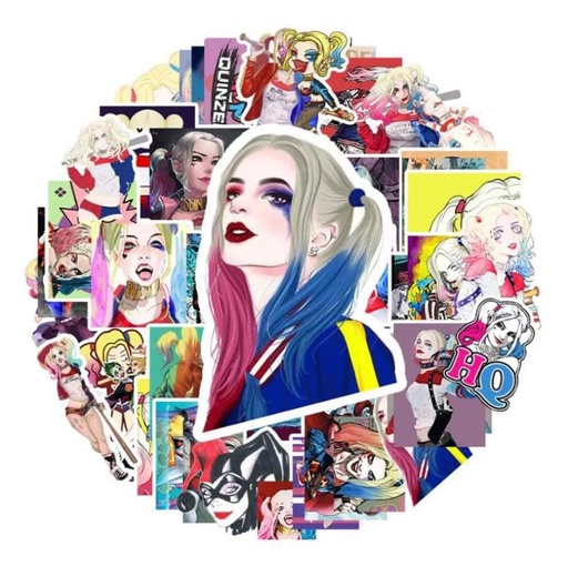 [RIM0000474] Dc Comics Harley Quinn Stickers Set