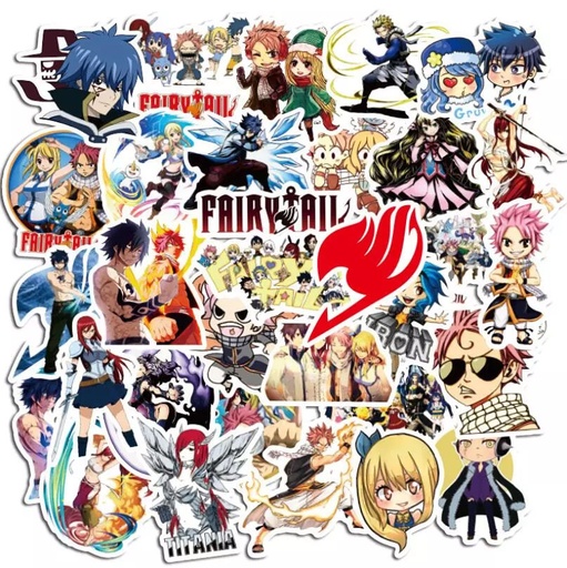 [RIM0000853] Fairy Tail Stickers 50pcs Set