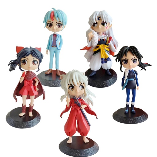 [13179] Inuyasha Set of 5 Figurines 15cm