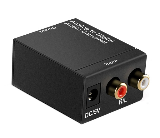 [RIM0000094] Analog (R+L) To Digital (Optical) Audio Converter