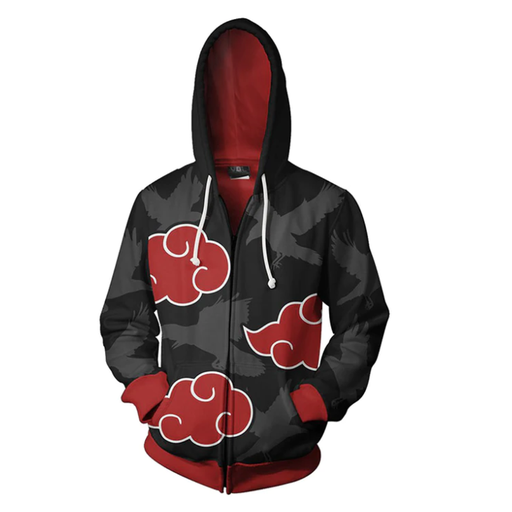 Akatsuki Hoodie With Zip Up