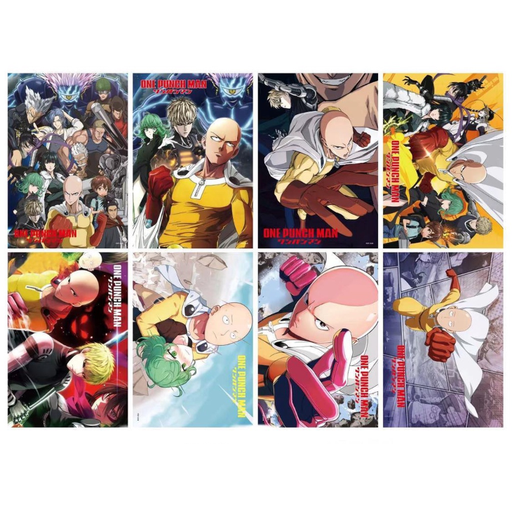 [RIM0002472] One Punch Man V1 Poster 8 PCS A3 Size POP-3549