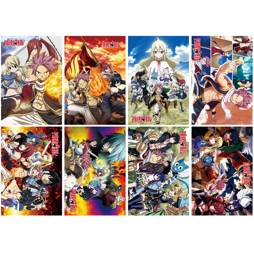 Fairy Tail Poster 8 PCS A3 Size V2