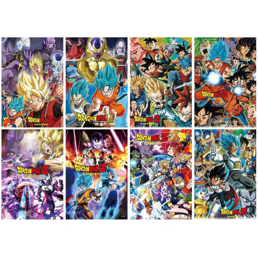 [RIM0000744] Dragon Ball Z Poster 8 PCS A3 Size V2