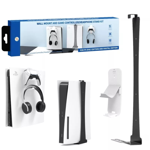 [RIM0002886] JYS Wall Mount And Game Controller/Headphone Stand Kit JYS-P5149