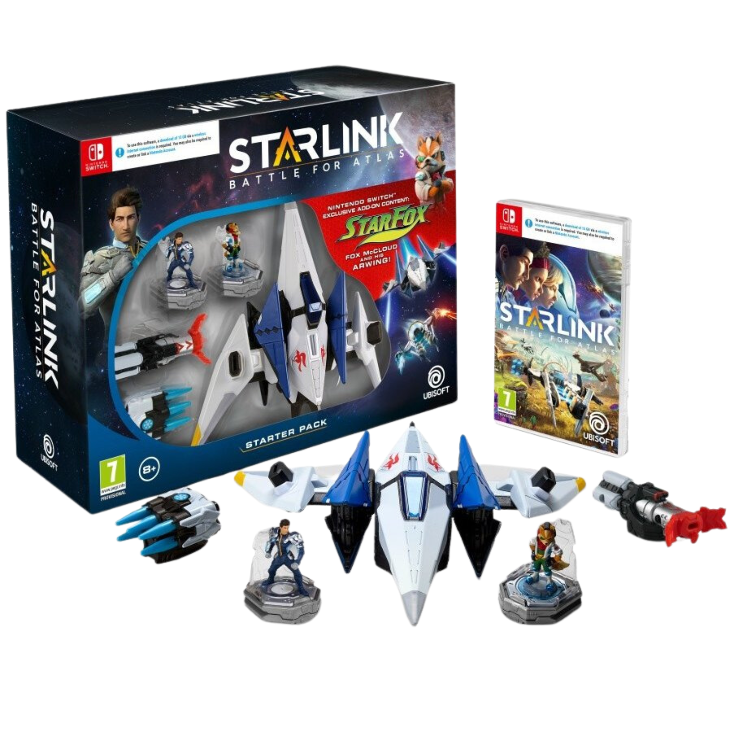 Starlink Battle For Atlas Starter Pack PS4 - Jeu + 5 Figurines + Poster, Neuf Sous Blister