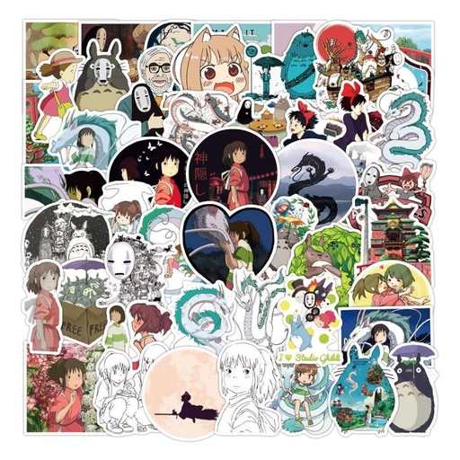 [RIM0001876] My Neighbor Totoro Stickers Set Of 50pcs