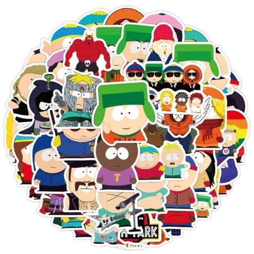 [RIM0003675] South Park Stickers Set Of 50pcs