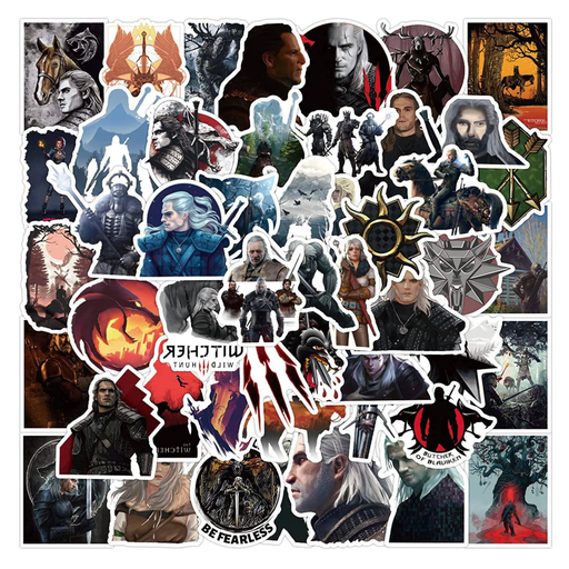 [RIM0003863] The Witcher Stickers Set Of 50pcs