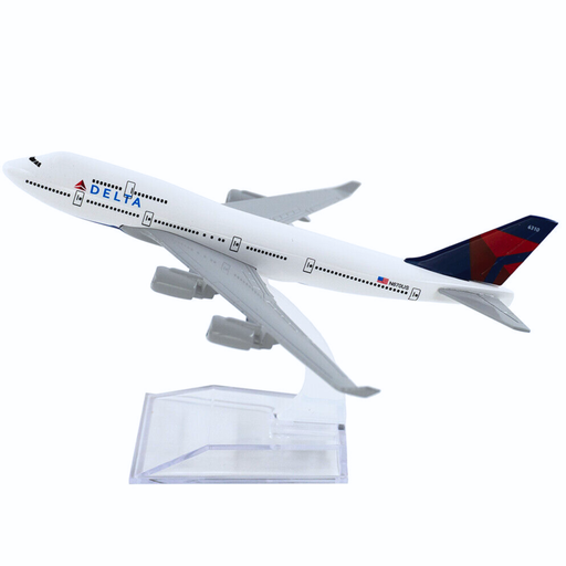 Delta Airlines B747 Aircraft Model 16cm