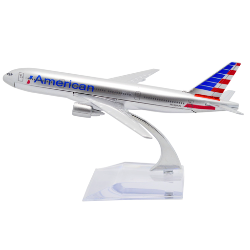[RIM0000090] American Airlines B777 Aircraft Model 16cm