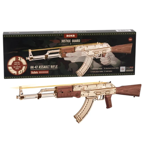 Robotime ROKR Justice Guard AK47 3D Wooden Puzzle 315pcs LQ901