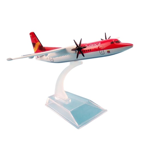 [RIM0000170] Avianca Airlines FK50 HK-4581 Aircraft Model 16cm
